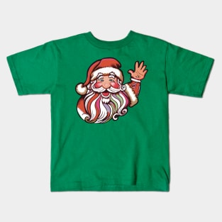 Santa waving Kids T-Shirt